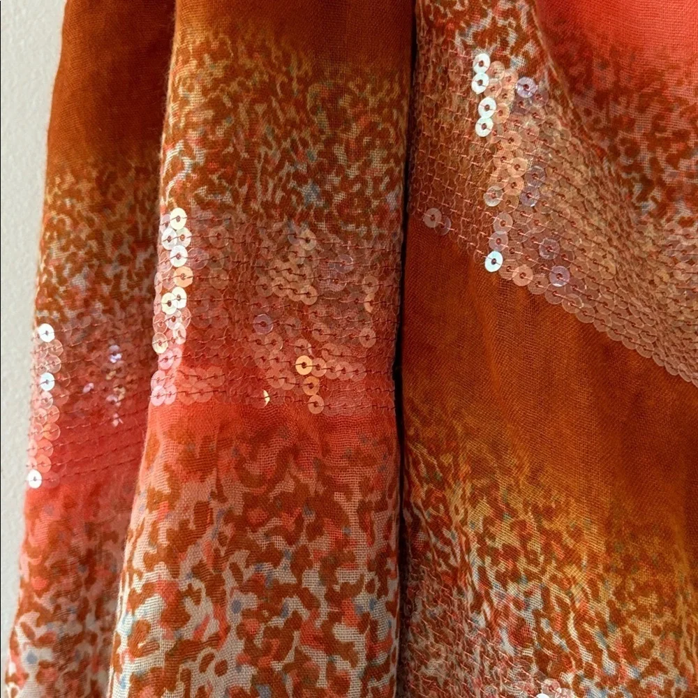 Sequin Striped Scarf Infinity
